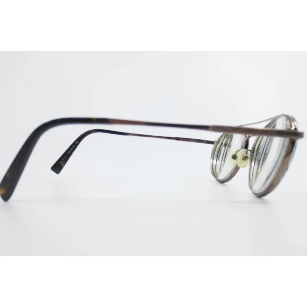 Ermenegildo Zegna EZ5113 038 Aviator Eyeglass Frames Gunmetal Tortoise Italy